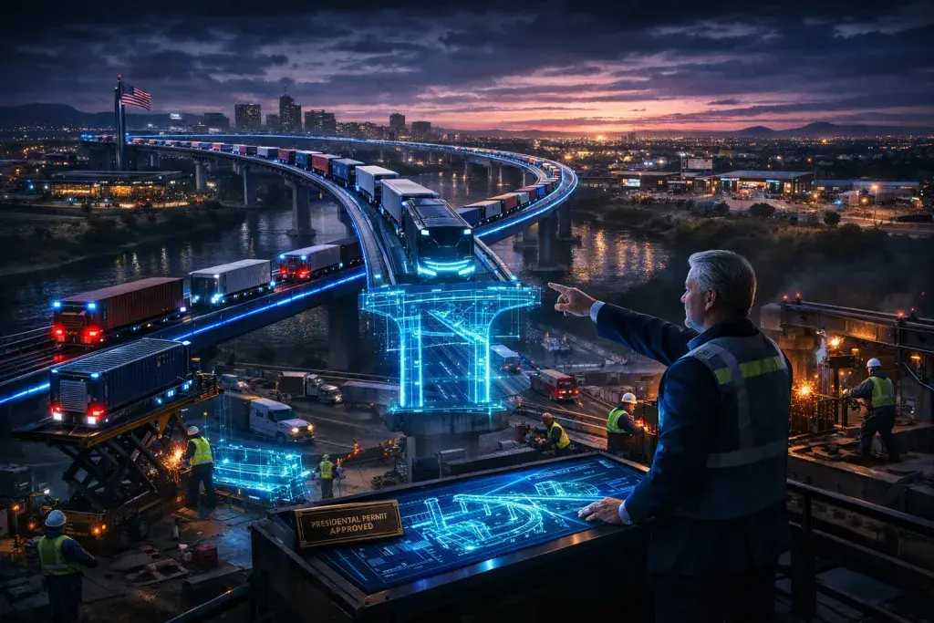 Green Corridors Accelerates Prototype Construction for Elevated Shuttle Freight Bridge at Laredo Border