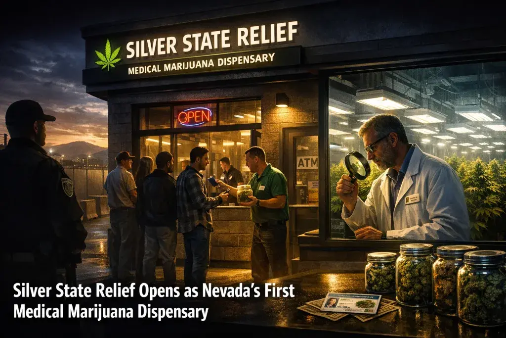 Silver State Relief Opens as Nevada's First Medical Marijuana Dispensary