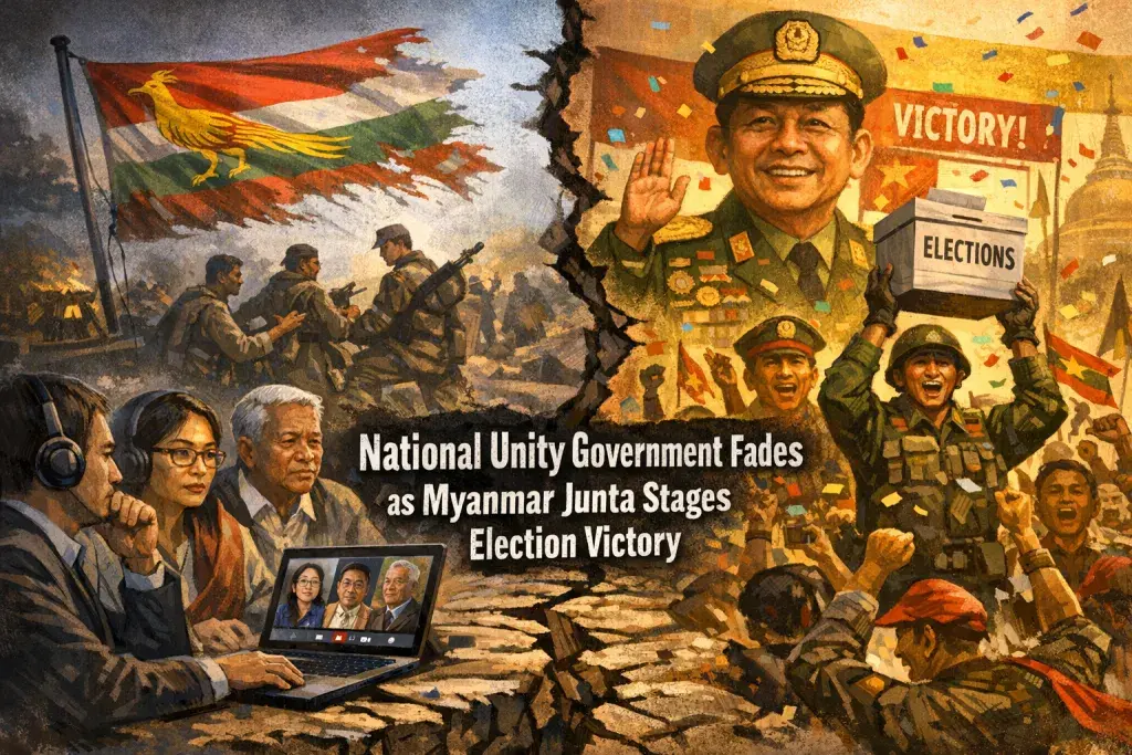 National Unity Government Fades as Myanmar Junta Stages Election Victory