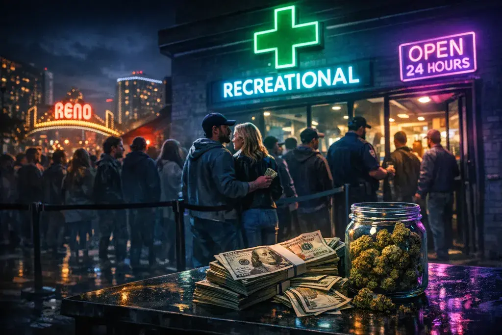 Reno Dispensaries Pull in Hundreds of Thousands from Nevada's First Legal Pot Sales