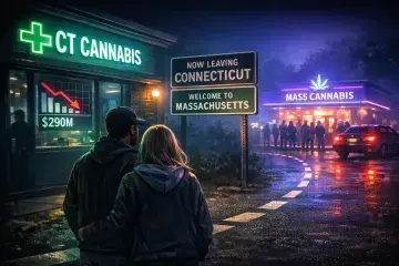Connecticut Cannabis Sales Dip in 2025 Amid Price Wars with Massachusetts